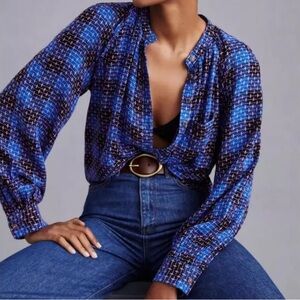 Anthropologie Pilcro button down blouse